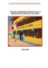 Vista preliminar de documento PLAN DE CONTINUIDAD OPERATIVA 2023-2026 - LINCHA