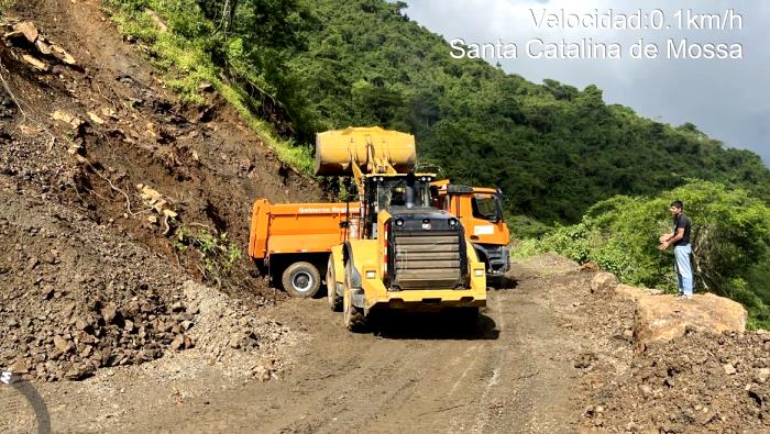 Alto Piura: GORE ejecuta trabajos ante emergencias viales en tramo Piedra El Toro – Bocanegra