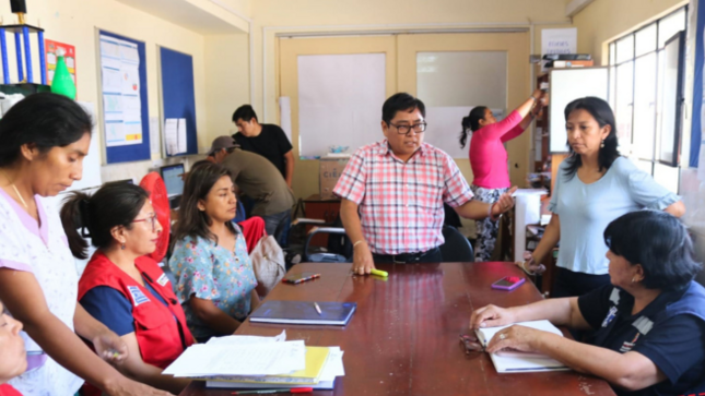 Diresa Lima y RIS Chilca Mala abordaron una reunión técnica de vigilancia y control del dengue.