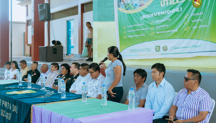 Foto Municipalidad de Canoas de Punta Sal clausura talleres vacacionales 