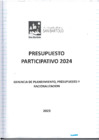 Vista preliminar de documento Actas del Presupuesto Participativo - 2024