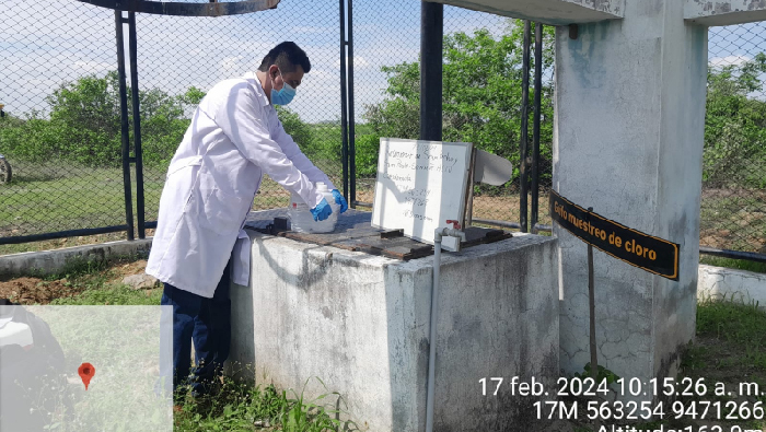 muestras para el aseguramiento de la calidad del agua