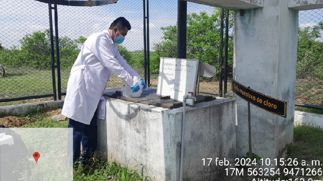  muestras para el aseguramiento de la calidad del agua
