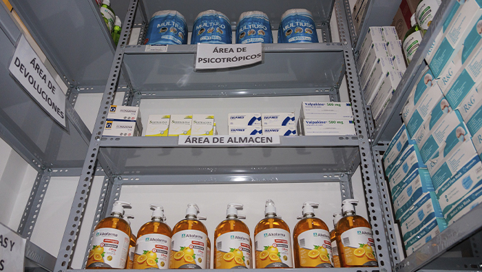Imagen del acto de inauguración de la farmacia.Imagen del acto de inauguración de la farmacia.