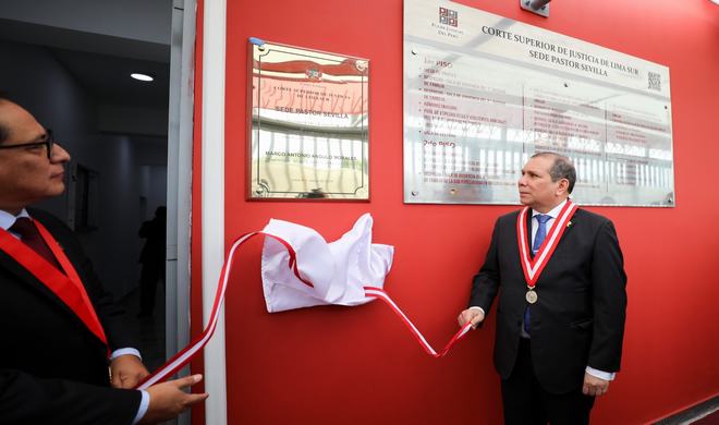 Gran inauguración de Sede Judicial en el Distrito de Villa El Salvador