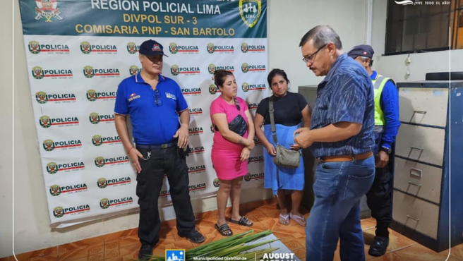  ¡Acción preventiva e inmediata de nuestro personal de serenazgo y PNP! 