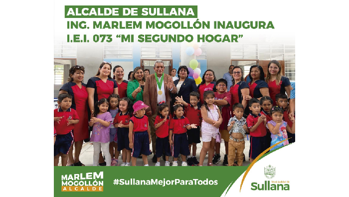 inaugura I.E.I. Mi segundo hogar