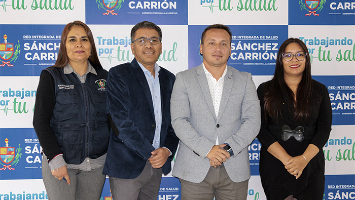 Imagen de la reunión y conferencia de prensa sobre los actos que tendrán lugar en el día internacional de la mujer