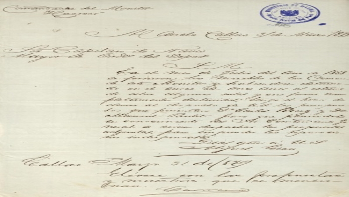 Ministerio de Cultura declara Patrimonio Cultural al expediente de la Marina relativo al monitor Huáscar (1878-1879)”