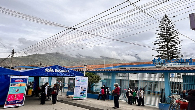 EsSalud: Hospital Perú brindará más de 6 mil atenciones en diversos servicios médicos en Huánuco