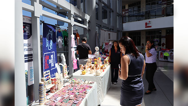 Corte Superior del Callao conmemora Día Internacional de la Mujer con Expoferia con el programa "Cárceles Productivas" del INPE