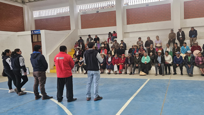 Realizó reunión de coordinación con usuarios de la zona urbana