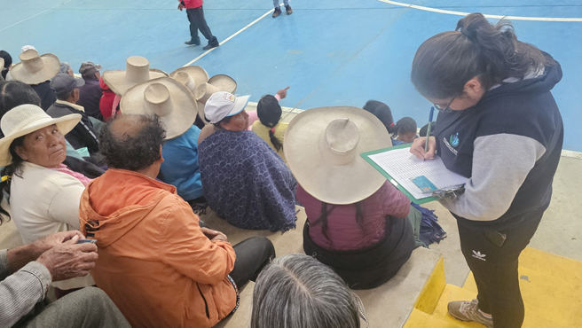 Realizó reunión de coordinación con usuarios de la zona urbana