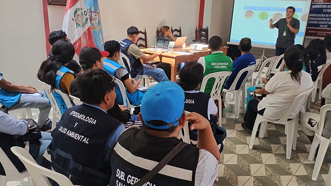 Aucallama realiza jornada de capacitación e información sobre el Dengue.