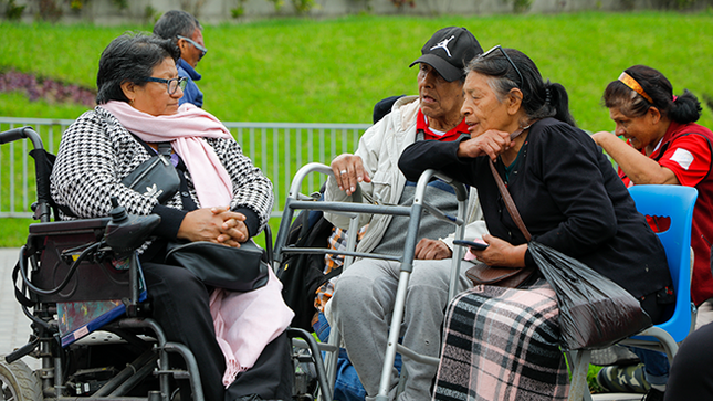 adultos mayores con discapacidad