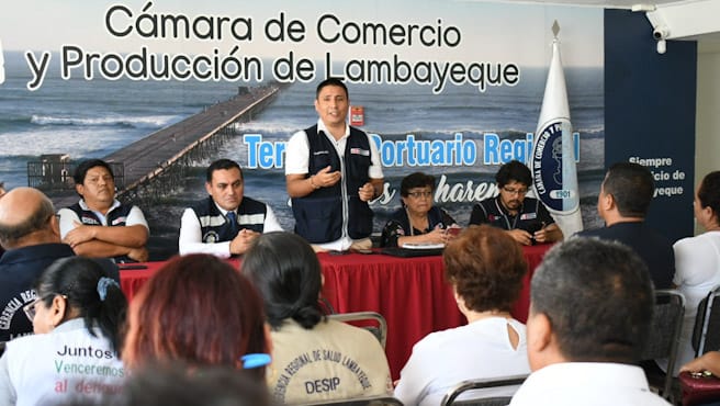 Minsa sigue reforzando la articulación con el Gobierno Regional de Lambayeque para enfrentar al dengue