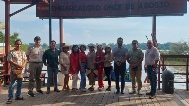 Cancillería Pucallpa visita Boulevard de Yarinacocha con miras a las actividades enmarcadas en la Reunión Ministerial de APEC sobre PYMES