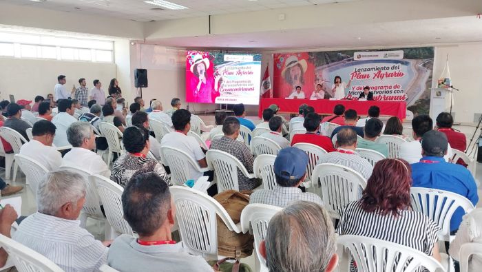 Lanzamiento del Plan Agrario y Programa de Microreservorios con Geomembrana en Huacho