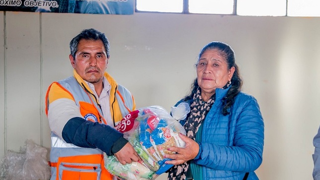 Gobierno Regional de Apurímac distribuye ayuda humanitaria para damnificados de Andahuaylas