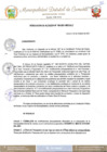Vista preliminar de documento RESOLUCION DE ALCALDIA N° 169-2021-MDC-ALC