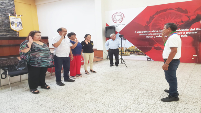 [#MDGInforma] 📣 El Alcalde Abog. Juan Castañeda juramentó a tres vitales comités para este año.