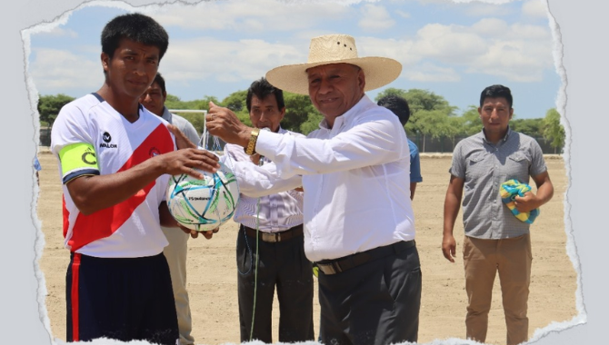 Inauguración de Campeonato de fútbol Casagrande