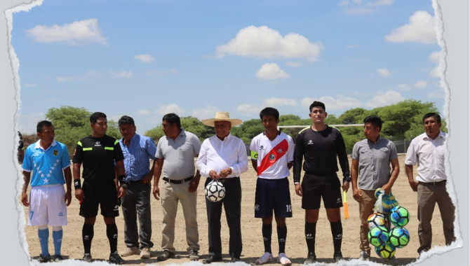 Inauguración de Campeonato de fútbol Casagrande
