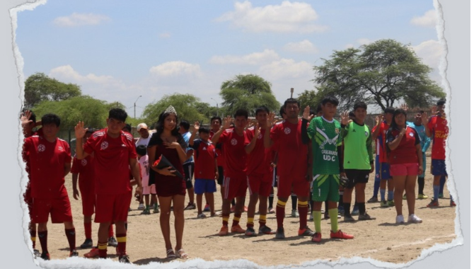Inauguración de Campeonato de fútbol Casagrande