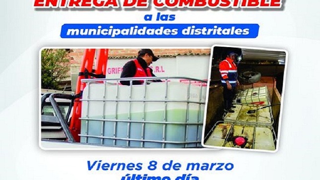 Imagen de Comunicado sobre entrega de combustible