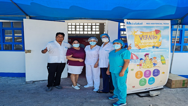 EsSalud Tacna culmina campaña de verano con más de 5 mil 400 atenciones