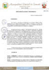 Vista preliminar de documento RESOLUCION DE ALCALDIA N° 192-2021-MDC-ALC