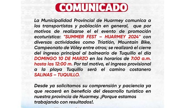 comunicado 