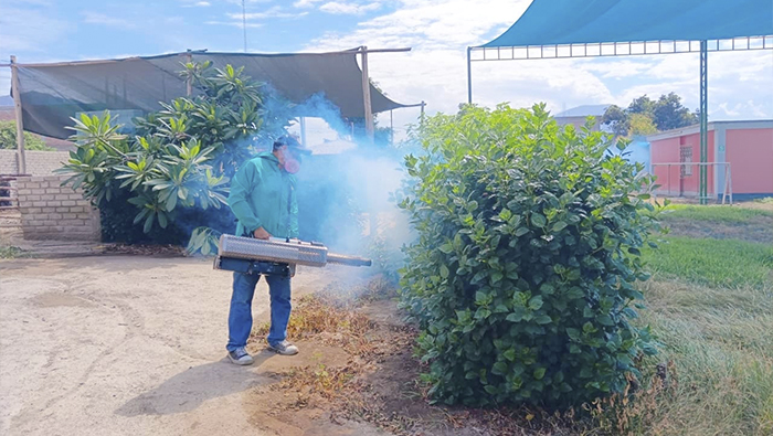 Municipio continúa con las fumigaciones en las instituciones educativas