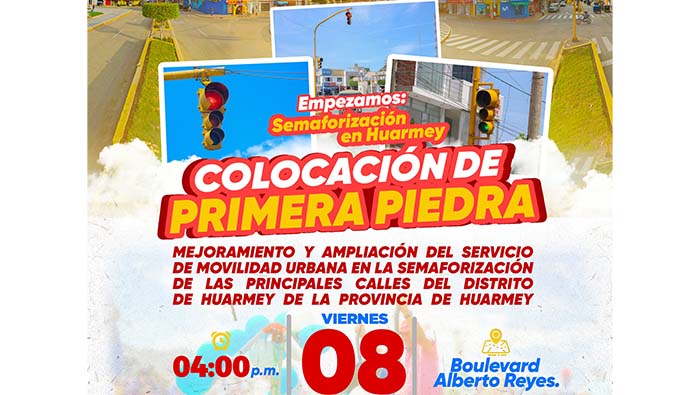 colocación de la primera piedra