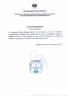 Vista preliminar de documento Aviso de Sinceramiento - Actas