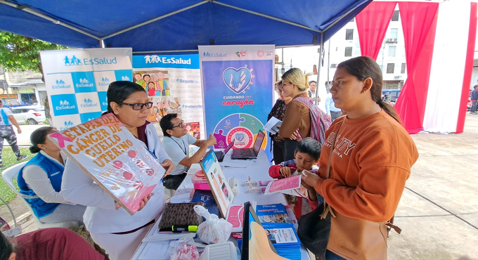 EsSalud Loreto participa en feria multisectorial impulsada por la Gerencia Regional de Trabajo y SUNAFIL