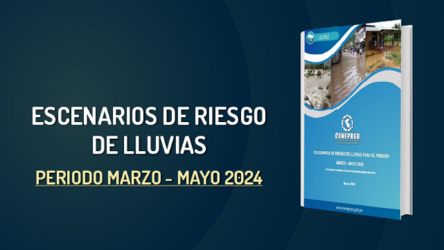 1,650,039 personas están en riesgo muy alto ante movimientos en masa y/o inundaciones por lluvias de marzo a mayo