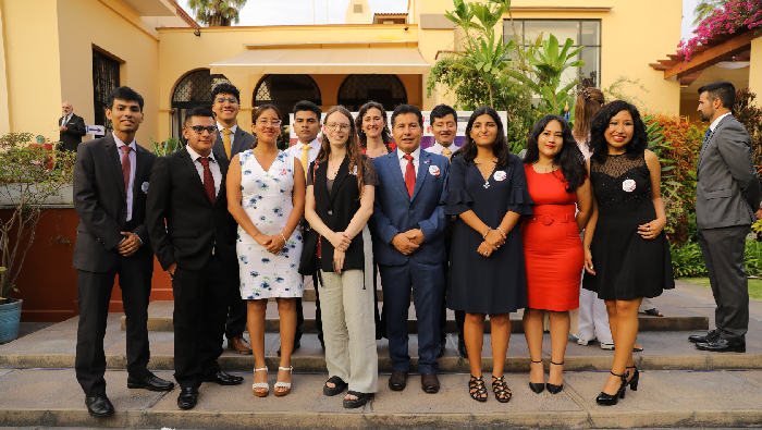 Embajada de Francia homenajeó a los voluntarios peruanos que estarán presentes en los Juegos Olímpicos de París 