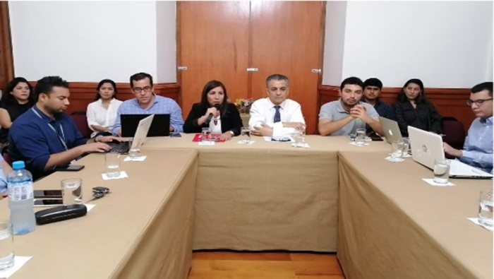 Reunión entre los equipos del proyecto cofinanciado y autoridades de IP