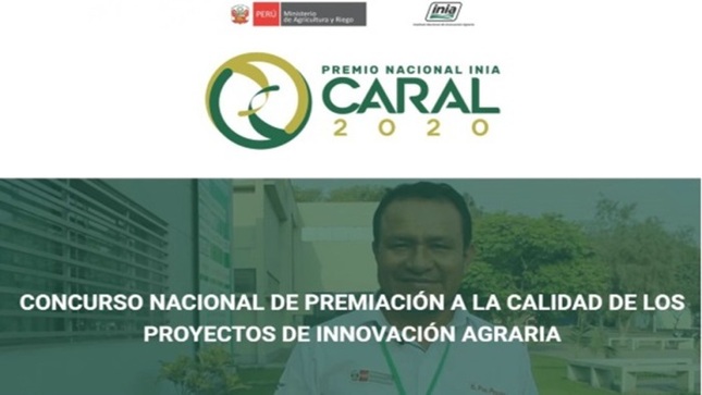 Foto del Premio Nacional Caral 2020, impulsado por el Instituto de Innovación Agraria.