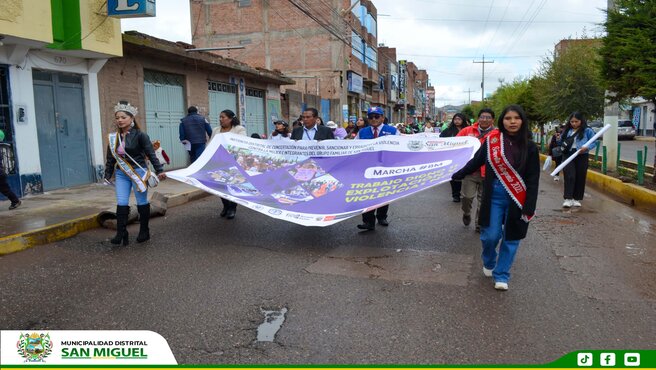 Municipio de San Miguel organiza marcha de sensibilización por el Día Internacional De La Mujer