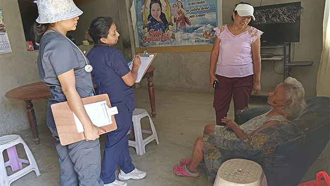 Municipio continúa con atenciones medicas domiciliarias