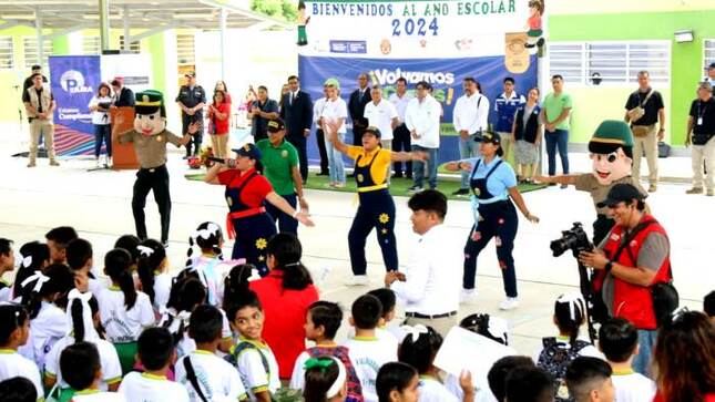 Más de 600 mil estudiantes de la región Piura iniciaron el año escolar 2024