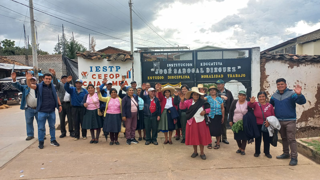 Realizaron caminata y visita al CETPRO - CEFOP de Cajabamba