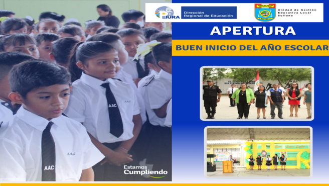 Buen Inicio del Año Escolar
