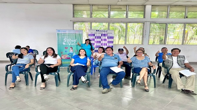 EsSalud Tarapoto brinda atención médica a empresas gracias al programa Mi salud, mi vida