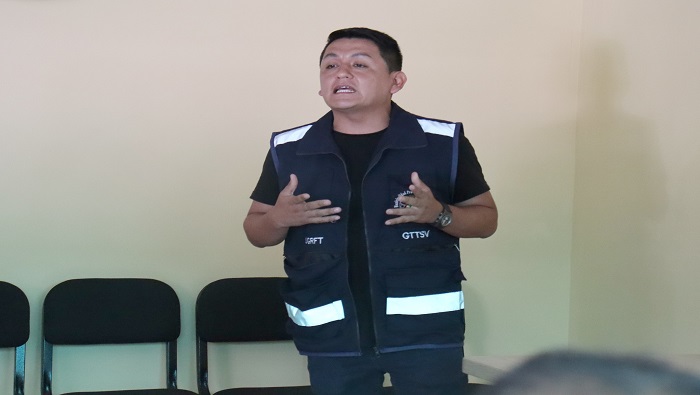 charla de inducción a inspectores de transporte