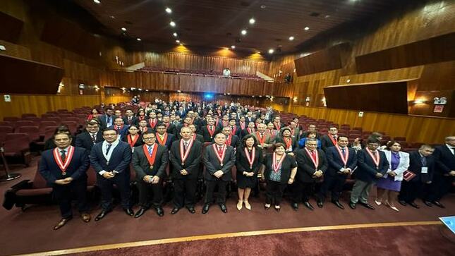 El presidente de la Corte Superior de Lima Sur participa de la reunión anual de presidentes de cortes a nivel nacional