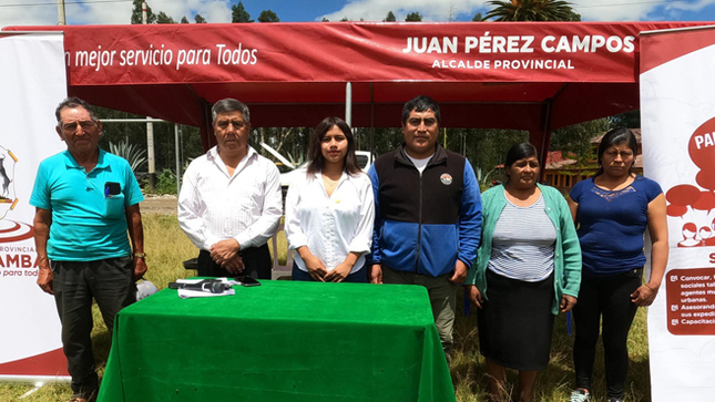 Se reconoció a junta vecinal de Cungunday