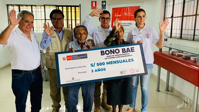 Entrega de bonos